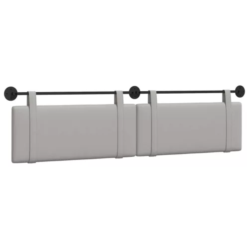  Fali Fejtámla Egyszínű Felhőszürke 210 x 55 x 5 cm szövet