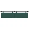  Fali Fejtámla Falra szerelhető Sötétzöld 210 x 55 x 5 cm szövet