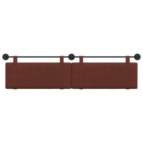  Fali Fejtámla Egyszínű Fényes Barna 210 x 55 x 5 cm Antik PU