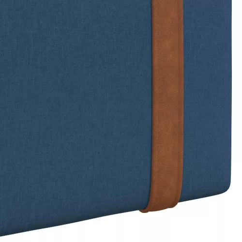  Fali Fejtámla Falra szerelhető Kék 210 x 55 x 5 cm Antik PU