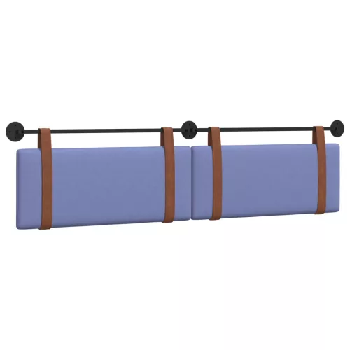  Fali Fejtámla Egyszínű Farmerkék 210 x 55 x 5 cm Antik PU