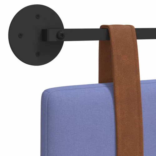  Fali Fejtámla Egyszínű Farmerkék 210 x 55 x 5 cm Antik PU