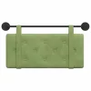 Fali Fejtámla Világos zöld 90 x 55 x 5 cm Bársony