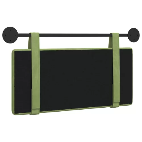  Fali Fejtámla Világos zöld 90 x 55 x 5 cm Bársony