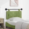  Fali Fejtámla Világos zöld 100 x 55 x 5 cm Bársony