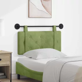  Fali Fejtámla Világos zöld 100 x 55 x 5 cm Bársony