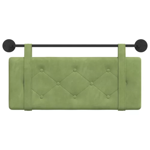  Fali Fejtámla Világos zöld 110 x 55 x 5 cm Bársony