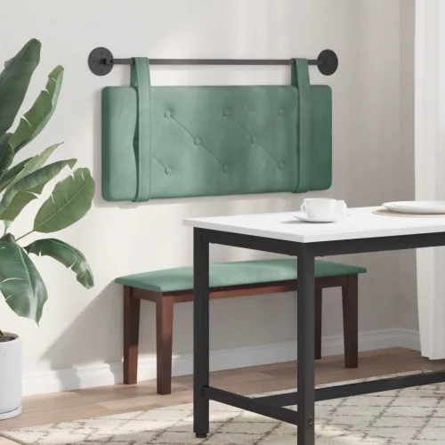  Fali Fejtámla Tengeri Zöld 110 x 55 x 5 cm Bársony