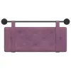  Fali Fejtámla Falra szerelhető Lila 110 x 55 x 5 cm Bársony