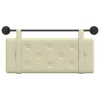  Fali Fejtámla Falra szerelhető Krém 100 cm Műbőr