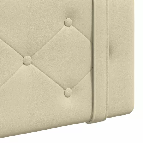  Fali Fejtámla Falra szerelhető Krém 100 cm Műbőr