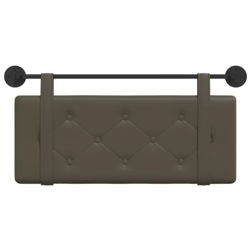  Fali Fejtámla Falra szerelhető Szürke 100 cm Műbőr