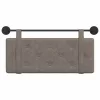  Fali Fejtámla Falra szerelhető Szürke 100 cm Antik PU