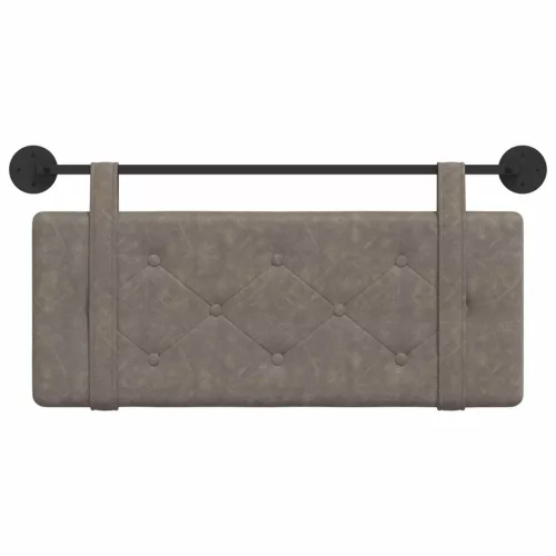  Fali Fejtámla Falra szerelhető Szürke 100 cm Antik PU