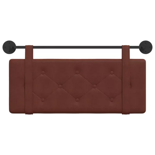  Fali Fejtámla Falra szerelhető Fényes Barna 100 cm Antik PU