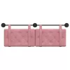  Fali Fejtámla Rózsaszín 130 x 55 x 5 cm Bársony