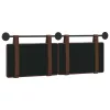  Fali Fejtámla Falra szerelhető Barna 130 x 55 x 5 cm Műbőr