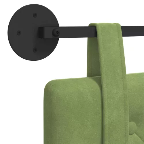  Fali Fejtámla Világos zöld 150 x 55 x 5 cm Bársony