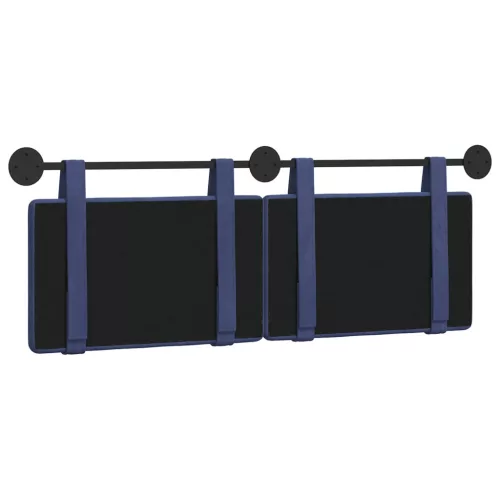  Fali Fejtámla Rendőrségi kék 150 x 55 x 5 cm Bársony