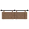  Fali Fejtámla Falra szerelhető Cappuccino 150 x 55 x 5 cm Műbőr