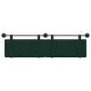  Fali Fejtámla Sötétzöld 170 x 55 x 5 cm Bársony
