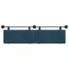  Fali Fejtámla Falra szerelhető Kék 170 x 55 x 5 cm Bársony