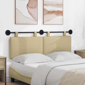    Fali Fejtámla Egyszínű Világos Zöld Szürke 150 x 55 x 5 cm