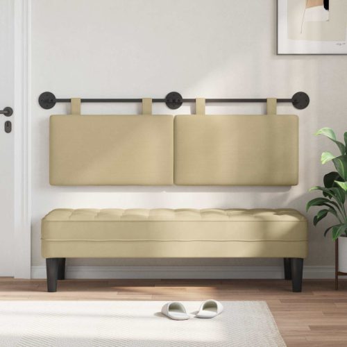  Fali Fejtámla Egyszínű Világos Zöld Szürke 150 x 55 x 5 cm