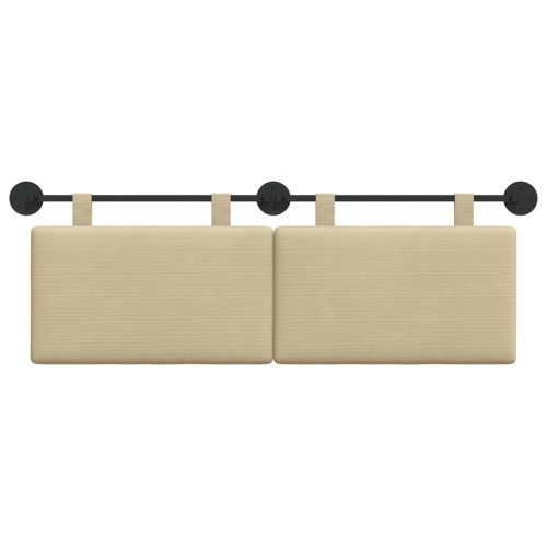  Fali Fejtámla Egyszínű Világos Zöld Szürke 150 x 55 x 5 cm