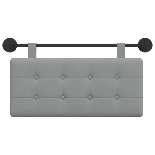  Fali Fejtámla Világosszürke 100 x 55 x 5 cm szövet