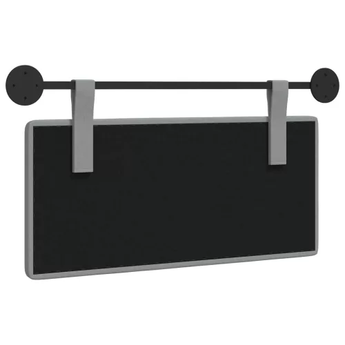  Fali Fejtámla Világosszürke 100 x 55 x 5 cm szövet