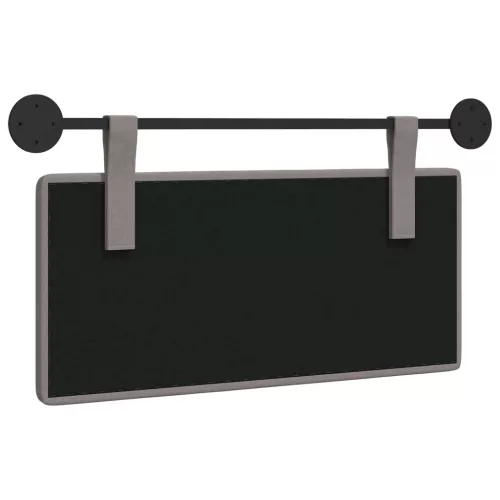  Fali Fejtámla Falra szerelhető Tópszínű 100 x 55 x 5 cm szövet