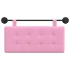  Fali Fejtámla Falra szerelhető Rózsaszín 100 x 55 x 5 cm szövet