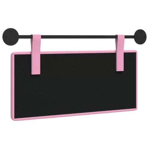  Fali Fejtámla Falra szerelhető Rózsaszín 100 x 55 x 5 cm szövet