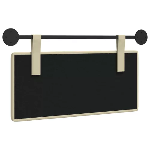  Fali Fejtámla Falra szerelhető Krém 100 x 55 x 5 cm Műbőr