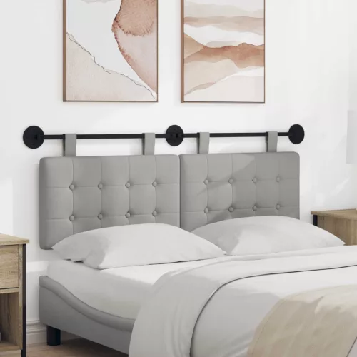  Fali Fejtámla Falra szerelhető Felhőszürke 130 x 55 x 5 cm