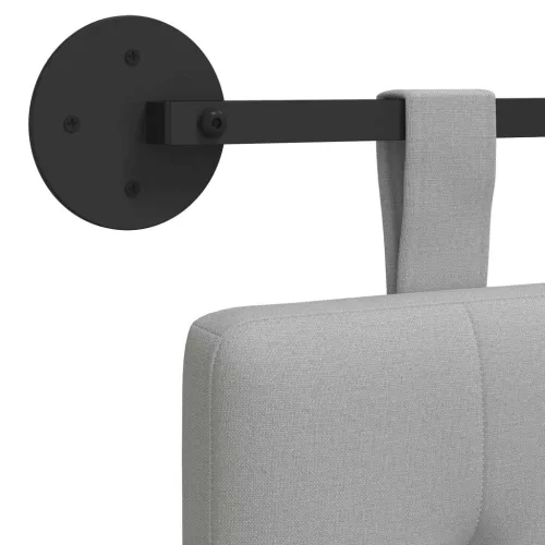  Fali Fejtámla Falra szerelhető Felhőszürke 130 x 55 x 5 cm