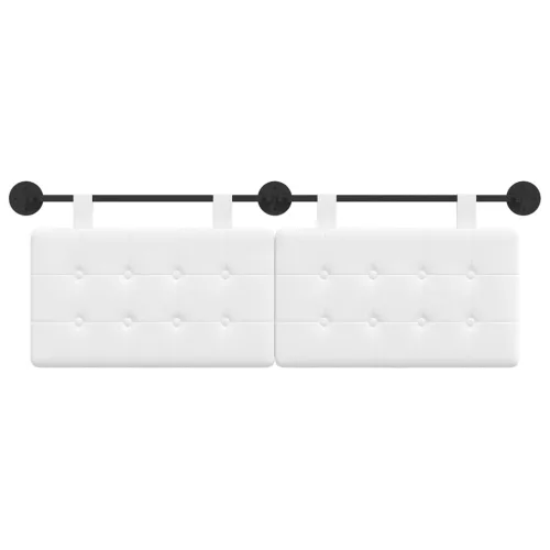  Fali Fejtámla Falra szerelhető Fehér 130 x 55 x 5 cm