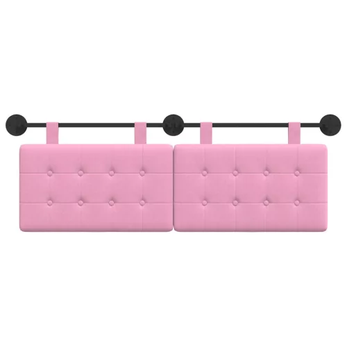  Fali Fejtámla Falra szerelhető Rózsaszín 130 x 55 x 5 cm