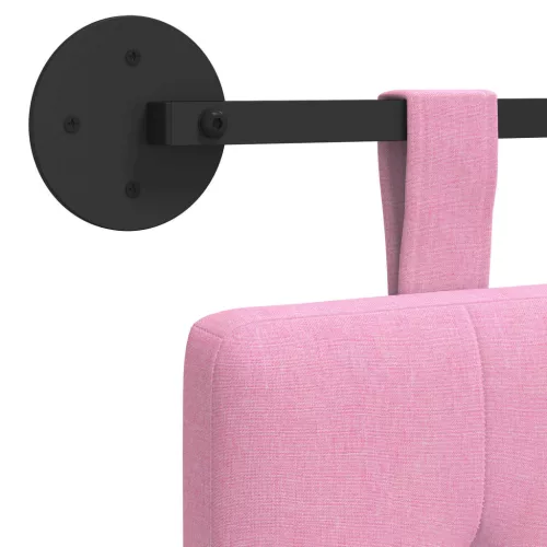  Fali Fejtámla Falra szerelhető Rózsaszín 130 x 55 x 5 cm