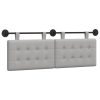  Fali Fejtámla Felhőszürke 150 x 55 x 5 cm szövet