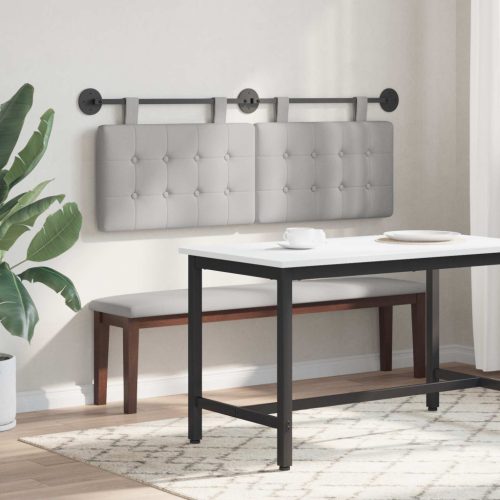  Fali Fejtámla Felhőszürke 150 x 55 x 5 cm szövet