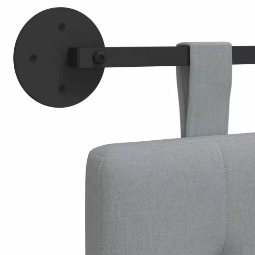  Fali Fejtámla Falra szerelhető Világosszürke 150 x 55 x 5 cm