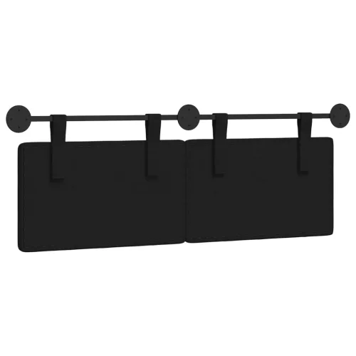  Fali Fejtámla Falra szerelhető Fekete 150 x 55 x 5 cm