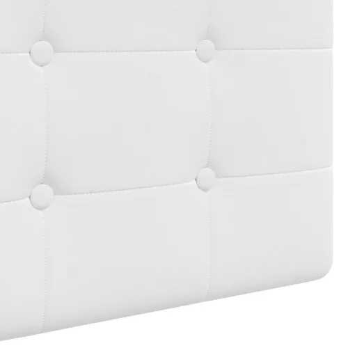  Fali Fejtámla Falra szerelhető Fehér 190 x 55 x 5 cm szövet