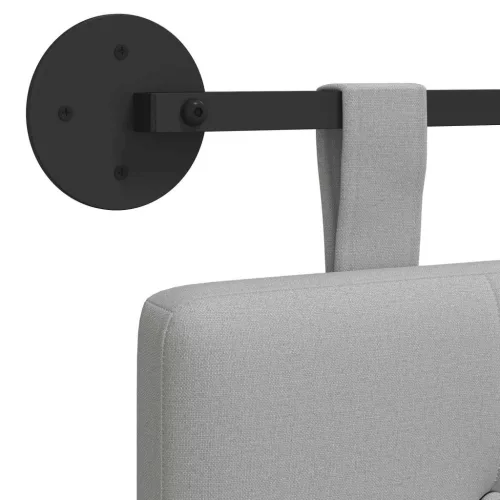  Fali Fejtámla Falra szerelhető Felhőszürke 210 x 55 x 5 cm