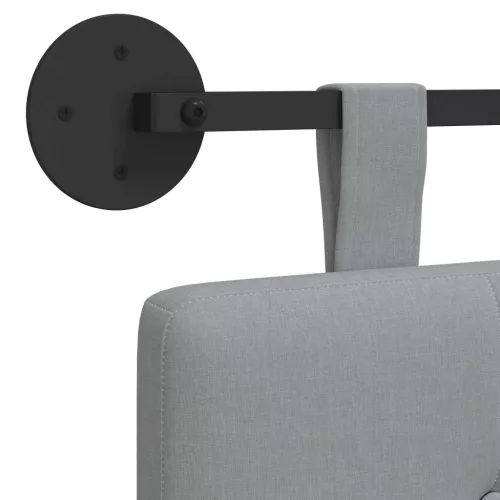  Fali Fejtámla Falra szerelhető Világosszürke 210 x 55 x 5 cm