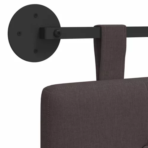  Fali Fejtámla Falra szerelhető Sötét Barna 210 x 55 x 5 cm