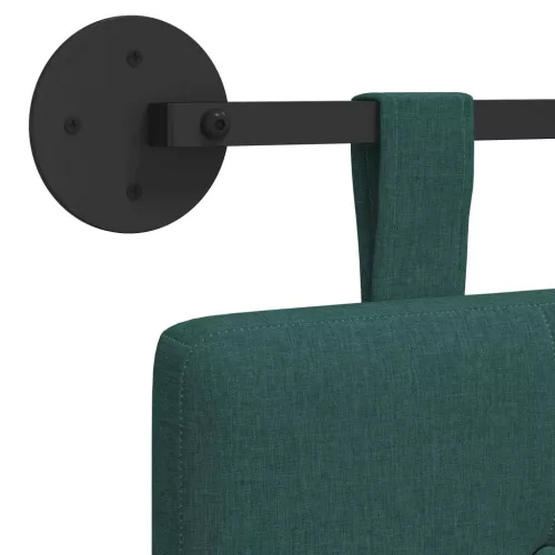  Fali Fejtámla Falra szerelhető Sötétzöld 210 x 55 x 5 cm