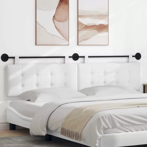  Fali Fejtámla Falra szerelhető Fehér 210 x 55 x 5 cm